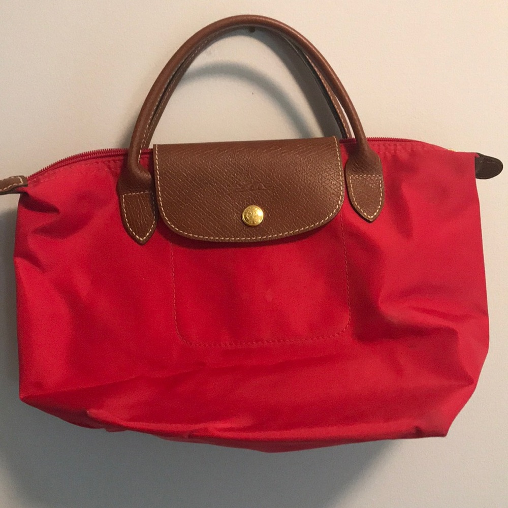 Small Red Longchamp Bag